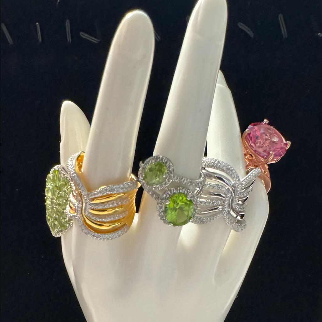 3 Bundle Five 5 Beautiful Rings Size 8 Sharing Personal Jewelr 39$
